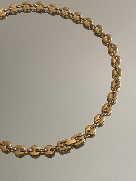 GIVENCHY Gucci Link Gold Plated Chain Necklace