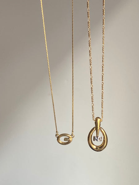 Nina Ricci Pendant Gold Plated Necklace