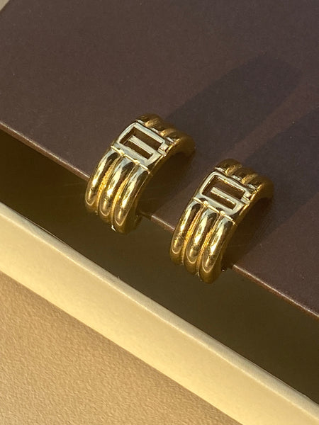 Rare GIVENCHY 1980-1990 Clip On Earrings