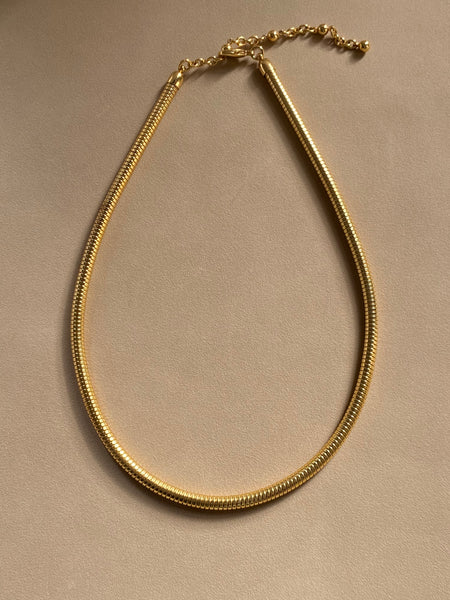1980-1990 Omega Gold Plated Necklace