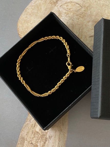 OROTON Twisted Chain Gold Plated Bracelet