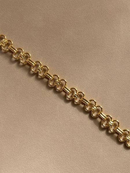 CELINE 1980 Link Gold Plated Bracelet