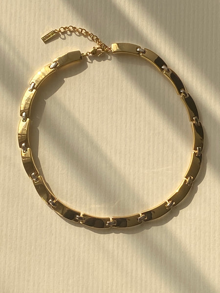 NAPIER 1970-1980 Dual Toned Necklace