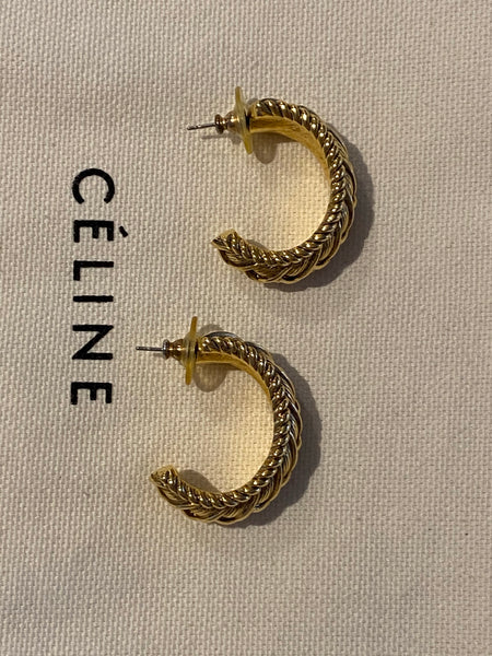 OROTON Gold Plated Pierced Earrings