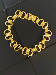 CELINE 1980 Link Gold Plated Bracelet