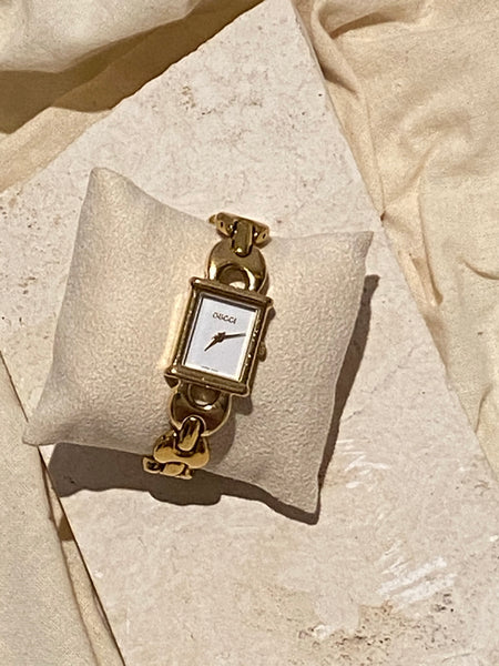 GUCCI Gold Plated Bracelet Watch