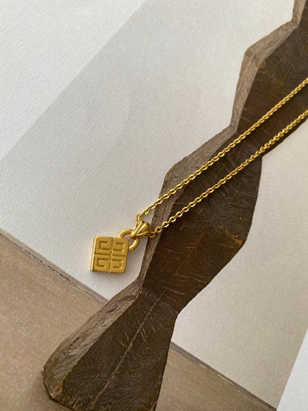 GIVENCHY Gold Plated Pendant Necklace