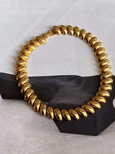 NAPIER Modernist Gold Plated Necklace