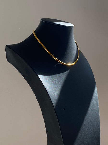 1970-1980 Gold Plated Statement Collar Necklace