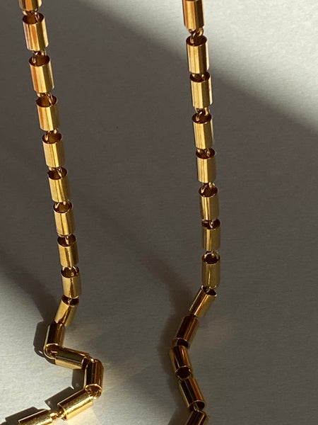 1970 GIVENCHY Gold Plated Chain Necklace