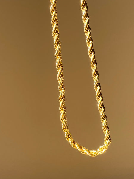 1970-1980 Gold Plated Rope Bracelet