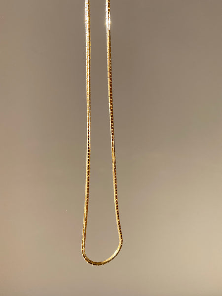 MONET 1970-1980 Gold Plated Chain Necklace