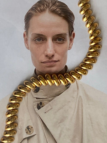 NAPIER Modernist Gold Plated Necklace