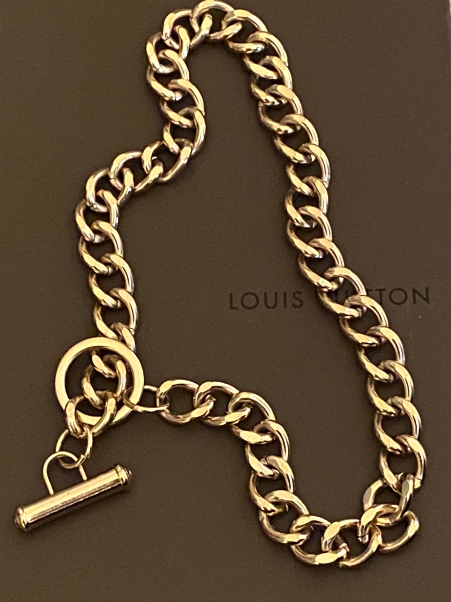1970-1980 Rose Gold Plated Toggle Chain Necklace