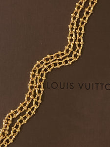 1970-1980 Hardware Gold Plated Link Chain Necklace