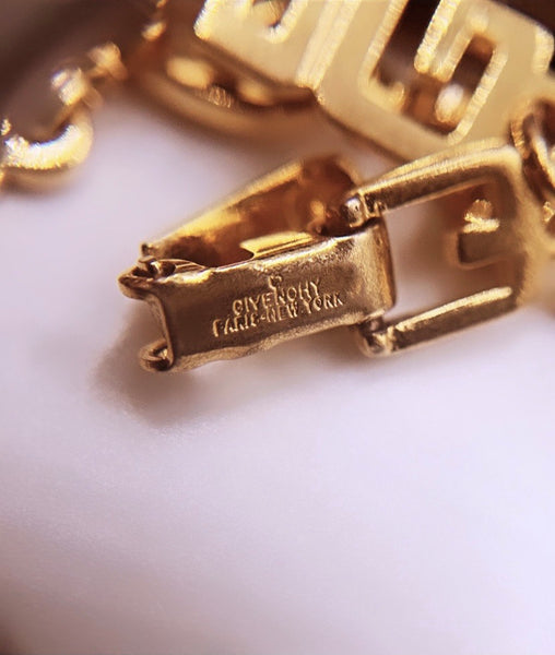 GIVENCHY GG Link Gold Plated Chain Bracelet