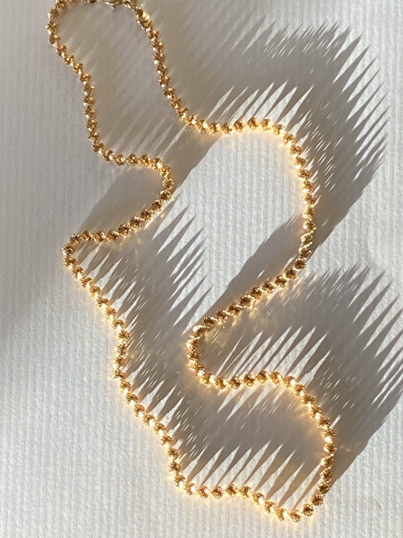 NAPIER 1980-1980 Twist Chain Gold Plated Necklace